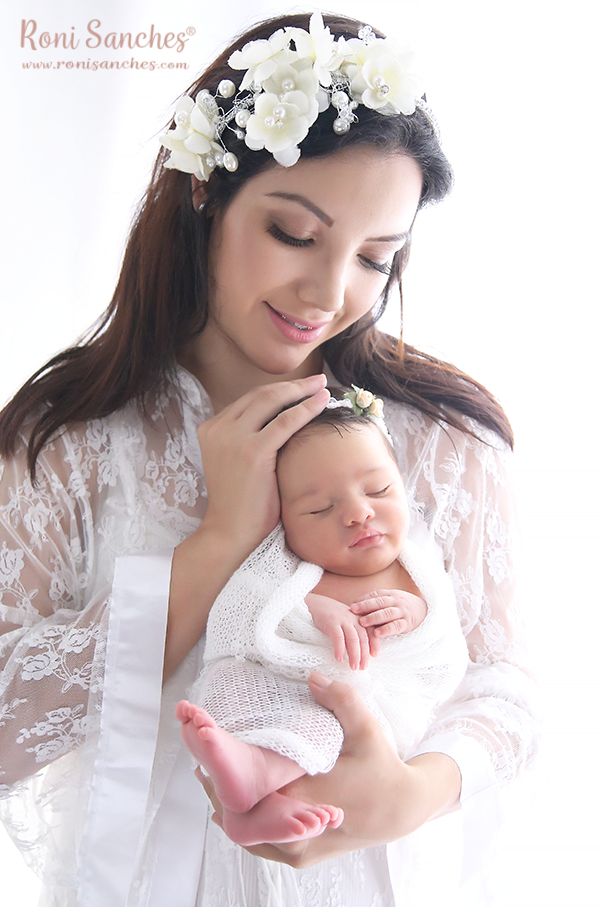 Workshop newborn - Foto de recém nascido com a mãe